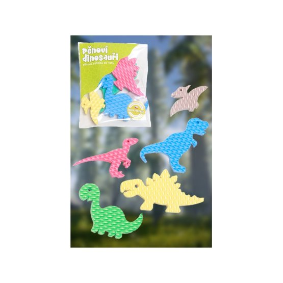 Nalepke za kopel iz pene - dinozavri