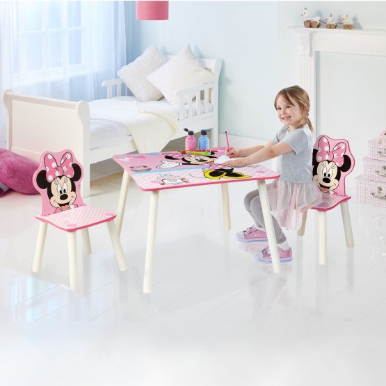 Otroška mizica s stolčki Minnie Mouse