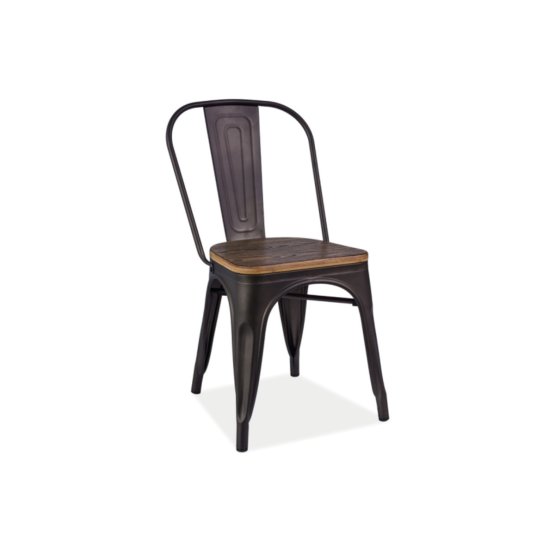 Jídelní židle LOFT ořech/grafit