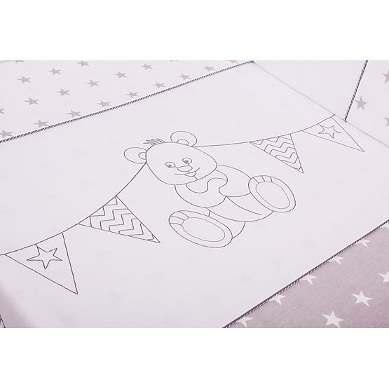 2-dílné povlečení do postýlky minky -  Zebra