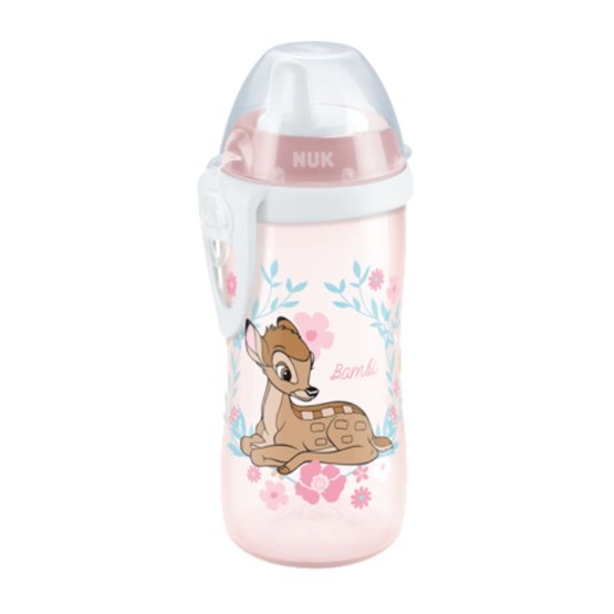 Dětská láhev NUK Disney Classic Kiddy Cup 300 ml růžová