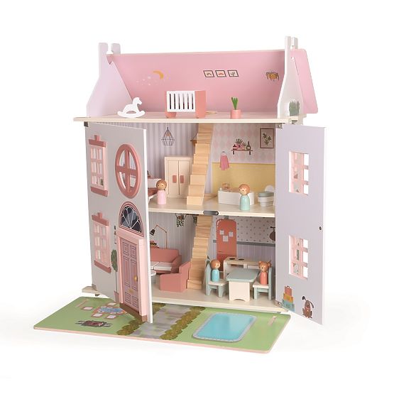 2Kids Toys Hišica z lutkami roza