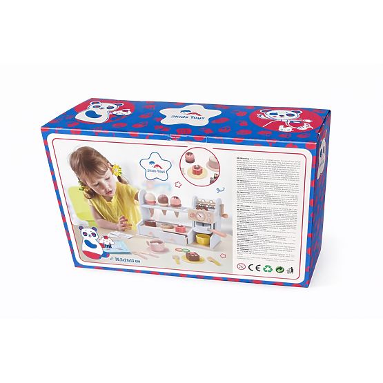 2Kids Toys Lesena slaščičarna 2 v 1