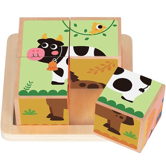 2Kids Toys Lesene kocke Farma 2