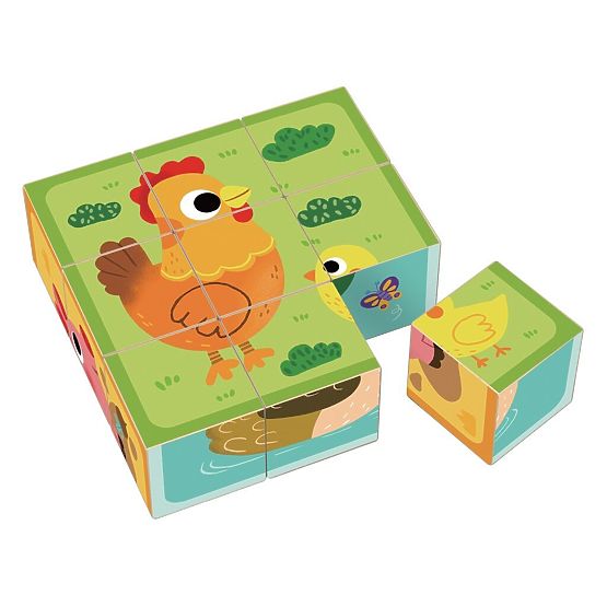 2Kids Toys Lesene kocke Kmetija