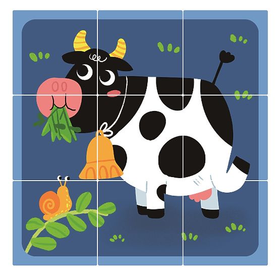 2Kids Toys Lesene kocke Kmetija