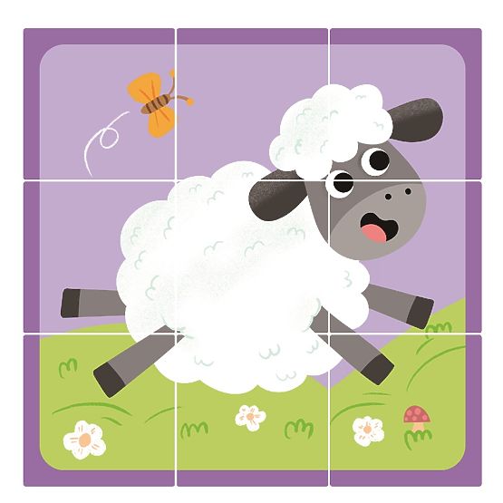 2Kids Toys Lesene kocke Kmetija