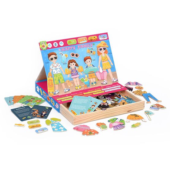 2Kids Toys Magnetno oblačenje Družina