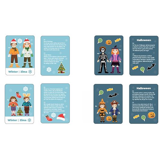 2Kids Toys Magnetno oblačenje Družina