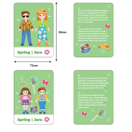 2Kids Toys Magnetno oblačenje Družina