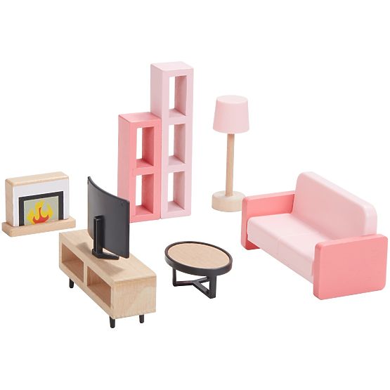 2Kids Toys Set pohištva z družino 5 v 1