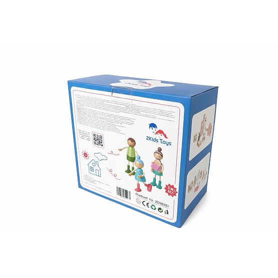 2Kids Toys Set pohištva z družino 5 v 1
