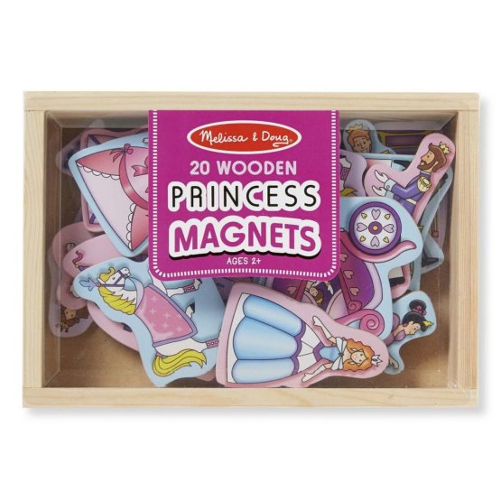 Melissa & Doug - magneti za hladilnik Princess 20kos