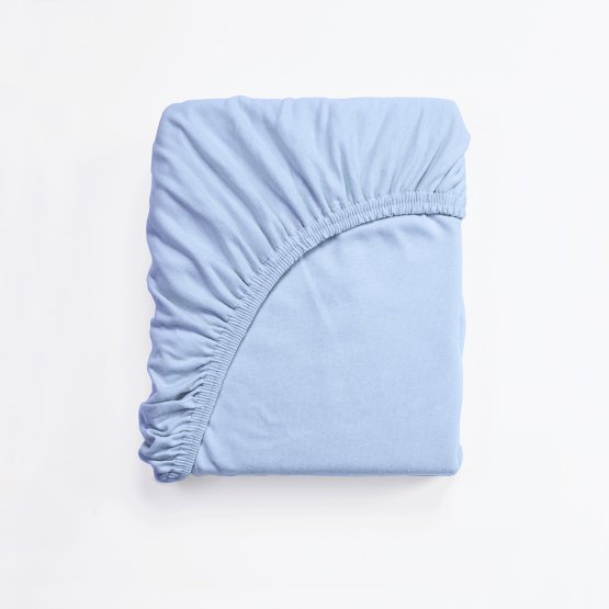 Bombažna posteljnina 160x70 cm - svetlo modra