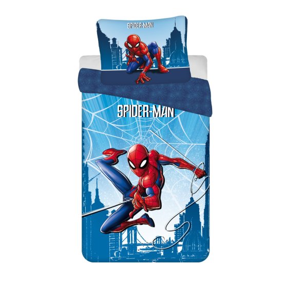 Posteljnina Spiderman 140 x 200 cm + 70 x 90 cm