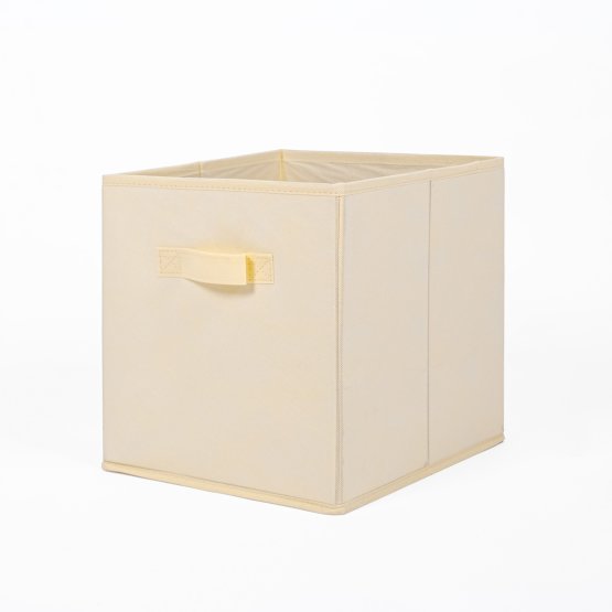 Škatla za shranjevanje otroških igrač - pastelno rumena