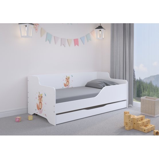 Otroška postelja LILU 160 x 80 cm - Lisica