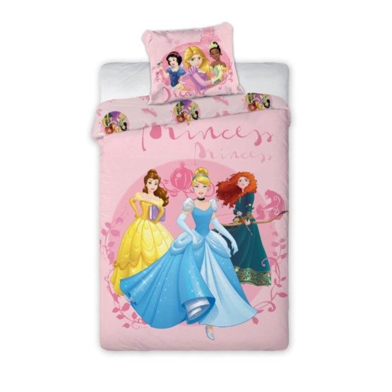 Otroška posteljnina Disney Princess - roza