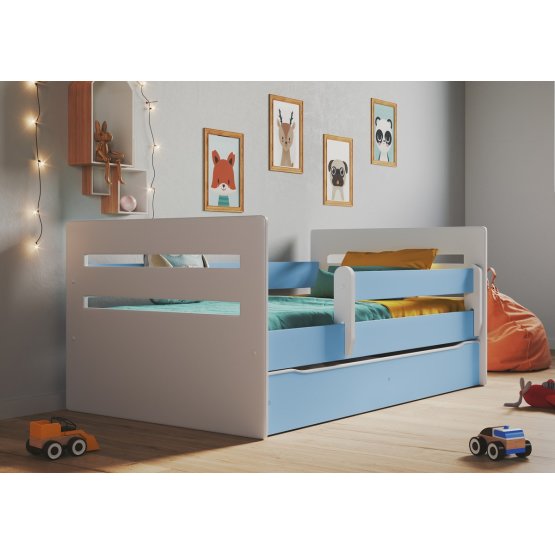 Ourbaby otroška postelja Tomi - modra