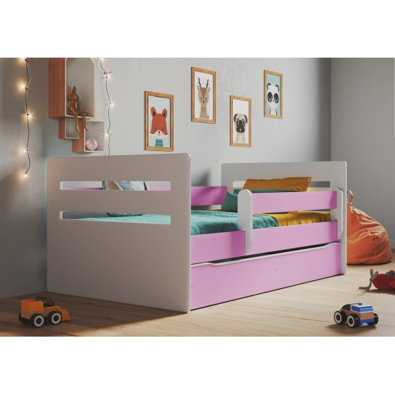 Otroška postelja Ourbaby Tomi - rožnata