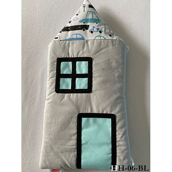 Baby Dream - Modularna posteljica mantinel - sivo-modra