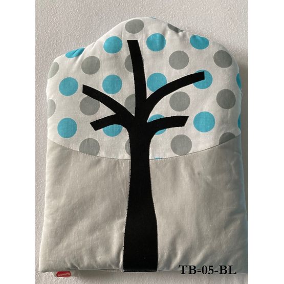 Baby Dream - Modularna posteljica mantinel - sivo-modra