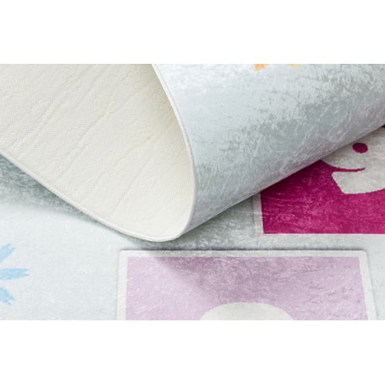 BAMBINO 1075 pralna preproga poskok, številke za otroke proti zdrsu - zelena