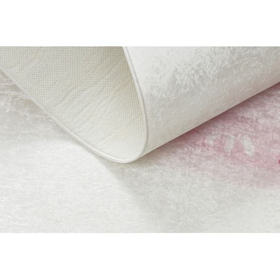 BAMBINO 1128 pralna preproga Samorog za otroke proti zdrsu - krem