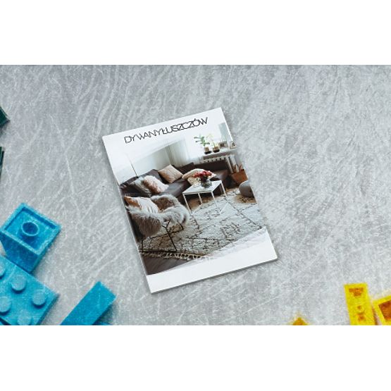 BAMBINO 38480 pralna preproga za otroke proti zdrsu - siva / rumena