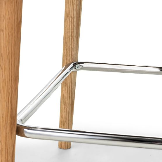 Barski stol Amalfi, krem, hrast