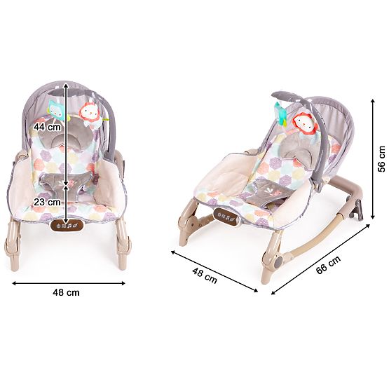 Barvit otroški gugalni stol Ralph