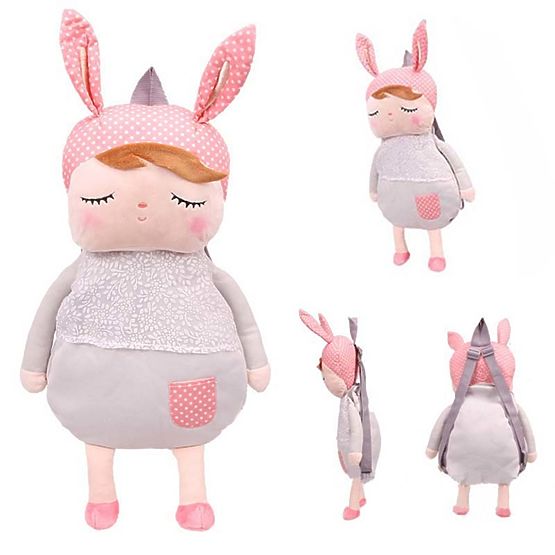 Batůžek s oušky METOO - šedý