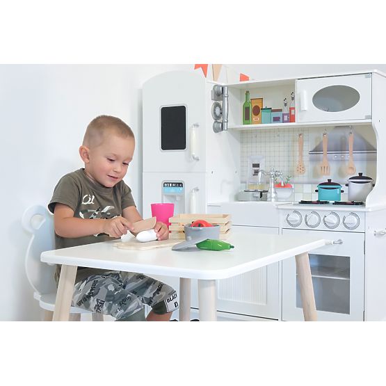 Bela kuhinja Bianca XXL z dodatki