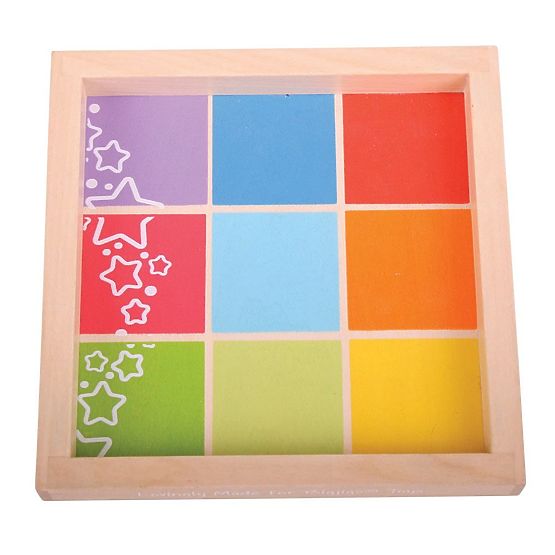 Bigjigs Baby Lesene kocke s slikami