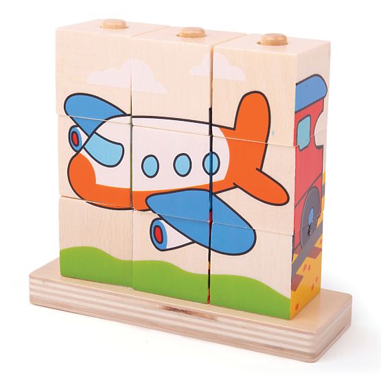 Bigjigs Baby Snap-on blokira prevozna sredstva