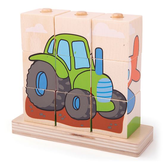 Bigjigs Baby Snap-on blokira prevozna sredstva