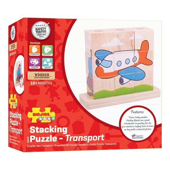 Bigjigs Baby Snap-on blokira prevozna sredstva
