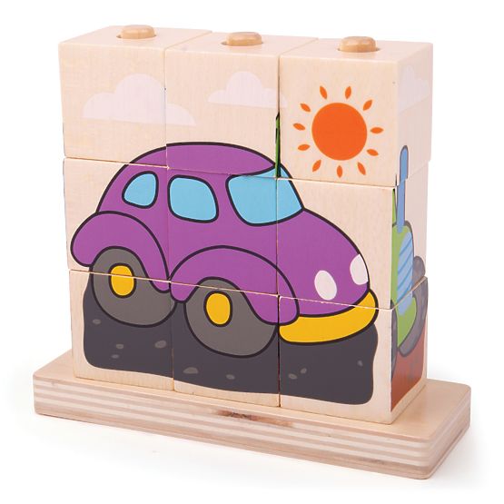 Bigjigs Baby Snap-on blokira prevozna sredstva