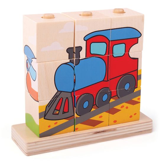Bigjigs Baby Snap-on blokira prevozna sredstva