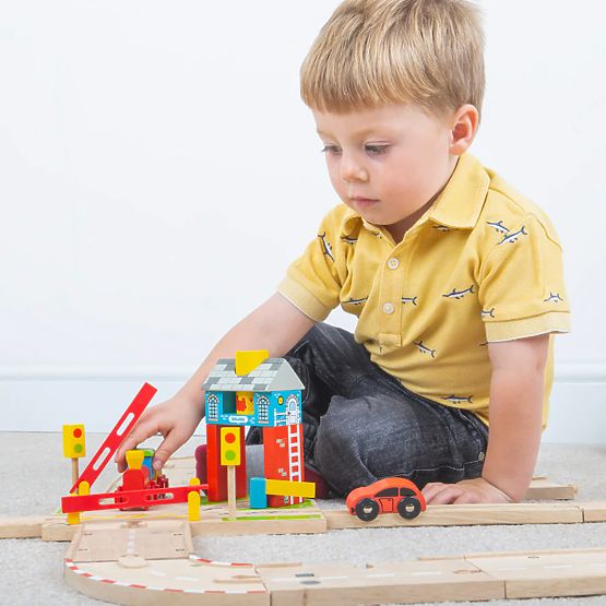 Bigjigs Rail Barriers z znakom