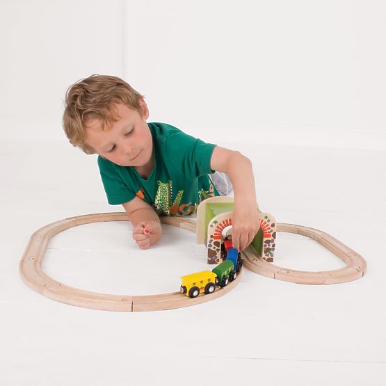 Bigjigs Rail Dvojni železniški tunel