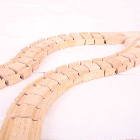 Bigjigs Rail Fleksibilna tirnica 2 kosa