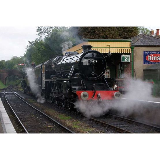 Bigjigs Rail Lesena replika motorne lokomotive Black 5