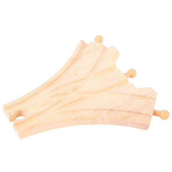 Bigjigs Rail Lesene tirnice trosmerno stikalo 2 kom