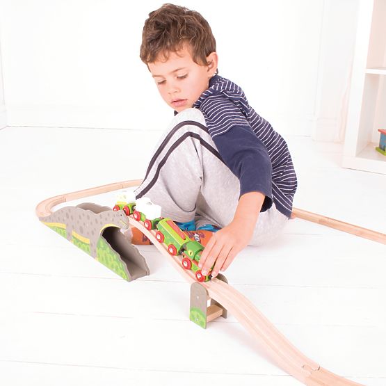 Most dinozavrov Bigjigs Rail