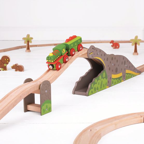 Most dinozavrov Bigjigs Rail