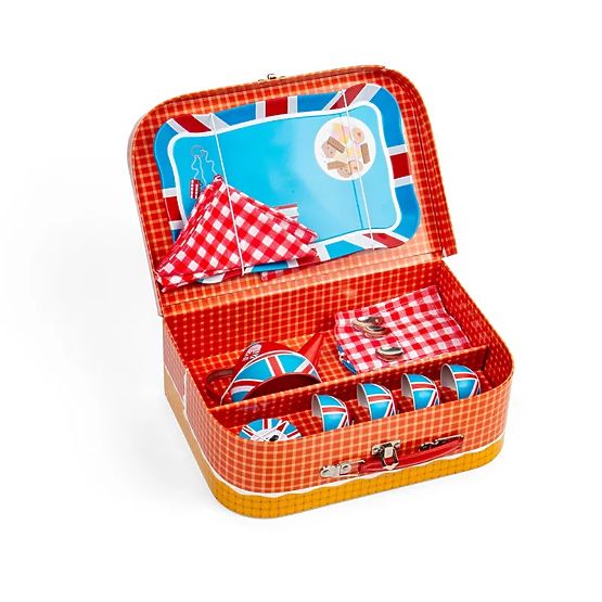 Bigjigs Toys Čajni set v kovčku London