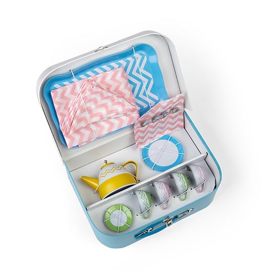 Bigjigs Toys Čajni set v kovčku