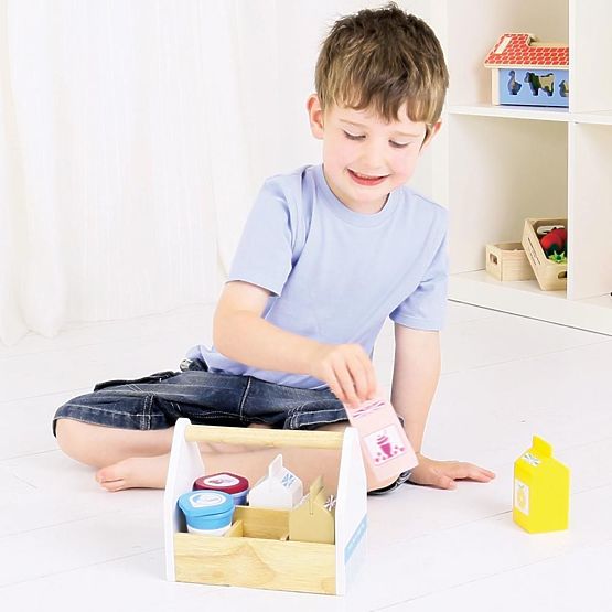 Bigjigs Toys Cocktail izdelki v prenosni škatli