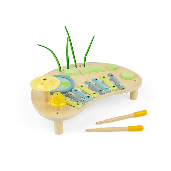 Bigjigs Toys Glasbena mizica Džungla